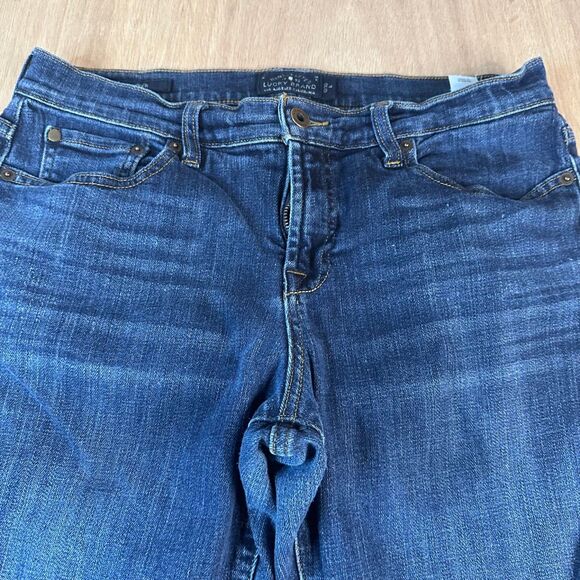 Lucky Brand Easy Rider Jeans Size 10/30 Bootcut Mid Rise Blue Denim - Picture 2 of 7
